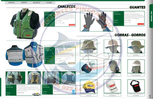 CHALECOS, GUANTES Y GORROS