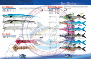 Live Ribbonfish - Live Ballyhoo Combo - Live Squid